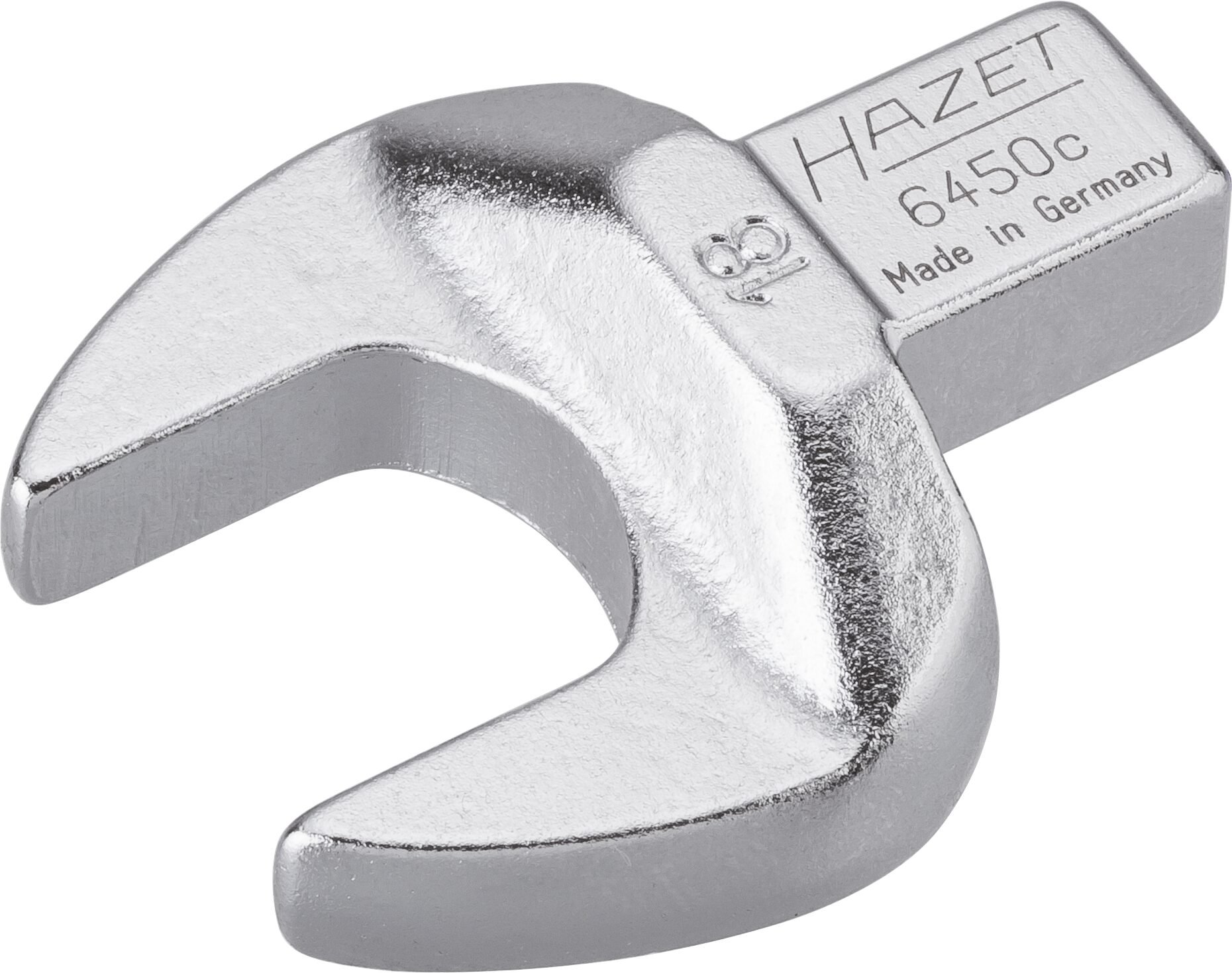 HAZET Insteek-steeksleutel 6450C-18 · 9 x 12 mm insteekvierkant massief · Buiten-zeskant-profiel · SW 18 mm