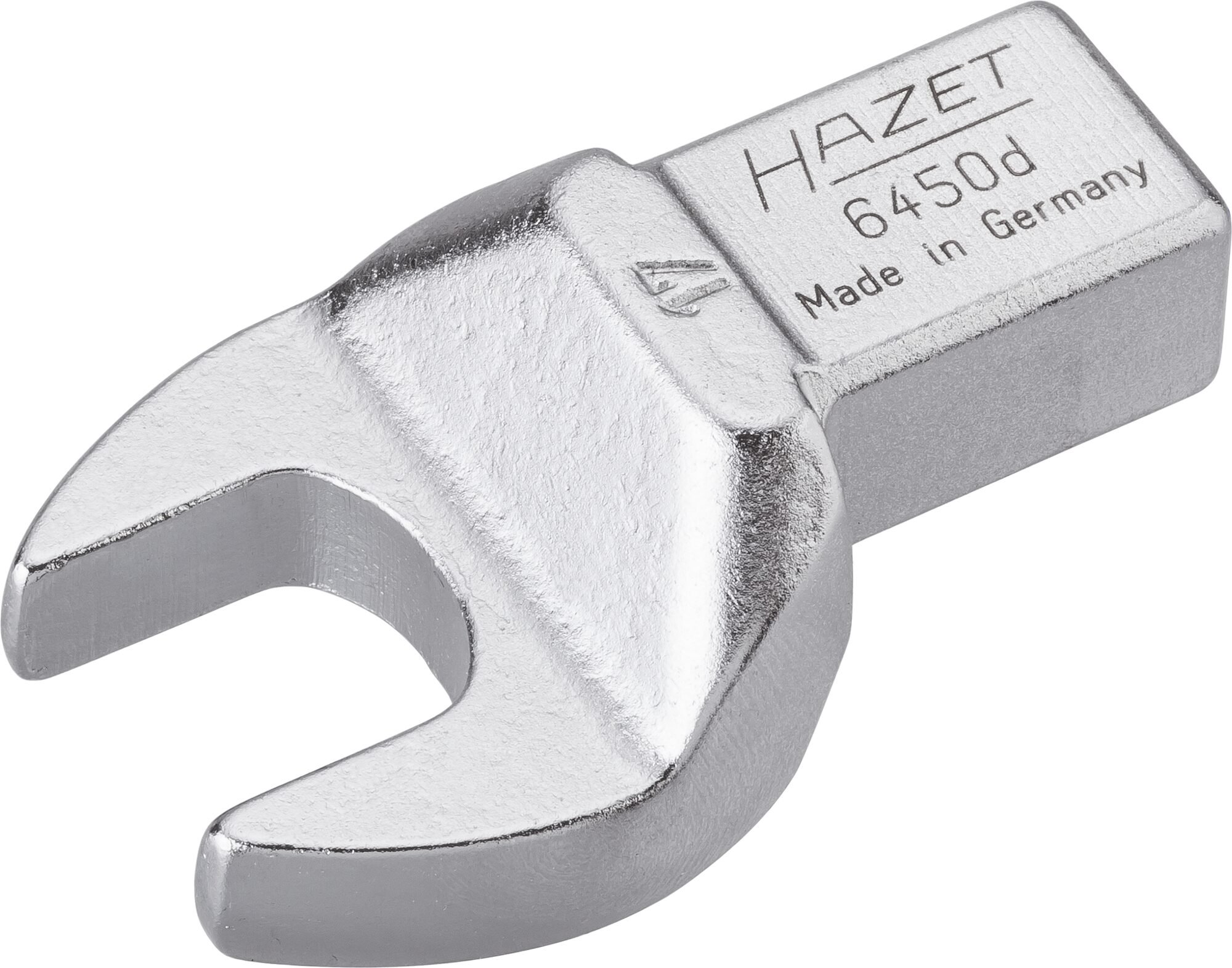 HAZET Insteek-steeksleutel 6450D-17 · 14 x 18 mm insteekvierkant massief · Buiten-zeskant-profiel · SW 17 mm