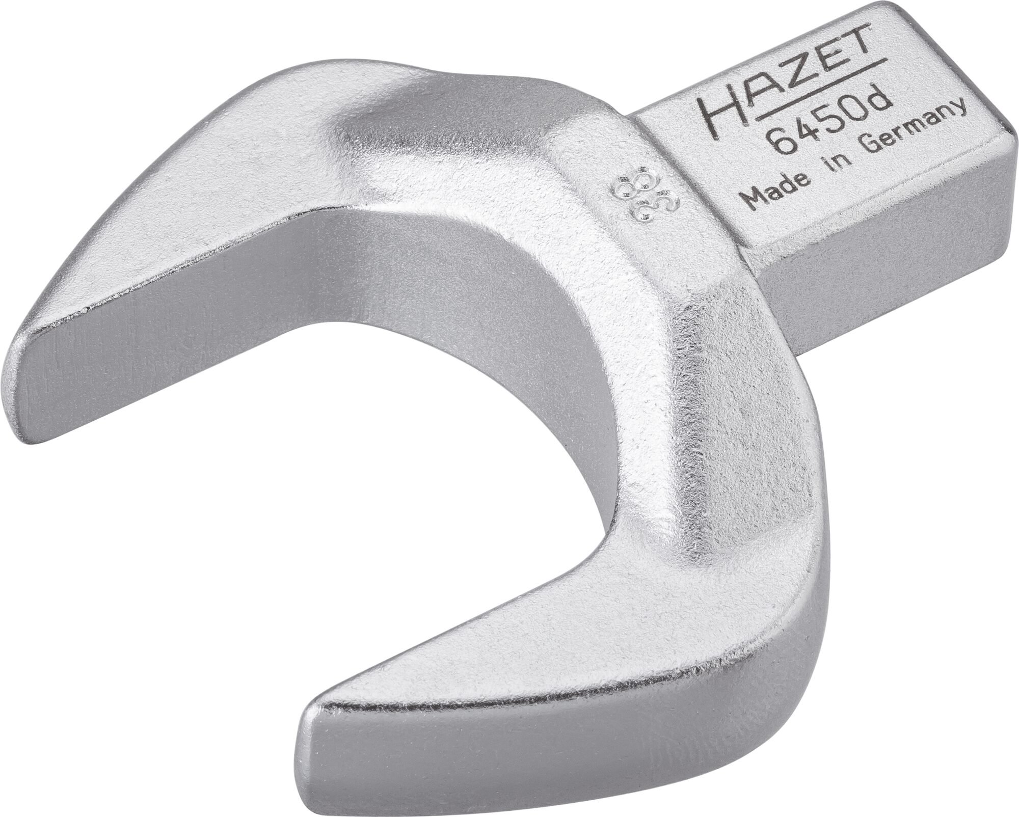 HAZET Insteek-steeksleutel 6450D-38 · 14 x 18 mm insteekvierkant massief · Buiten-zeskant-profiel · SW 38 mm
