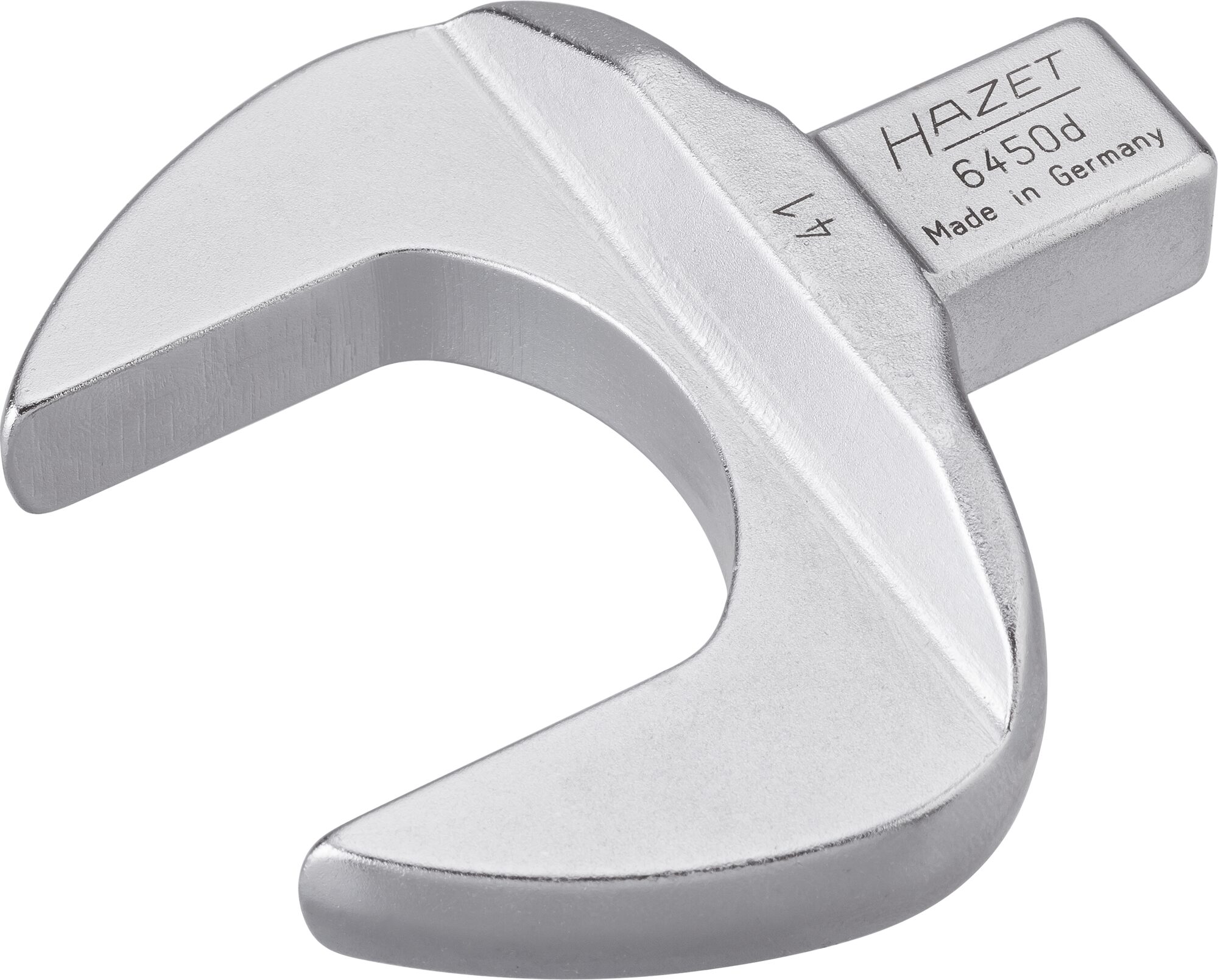 HAZET Insteek-steeksleutel 6450D-41 · 14 x 18 mm insteekvierkant massief · Buiten-zeskant-profiel · SW 41 mm