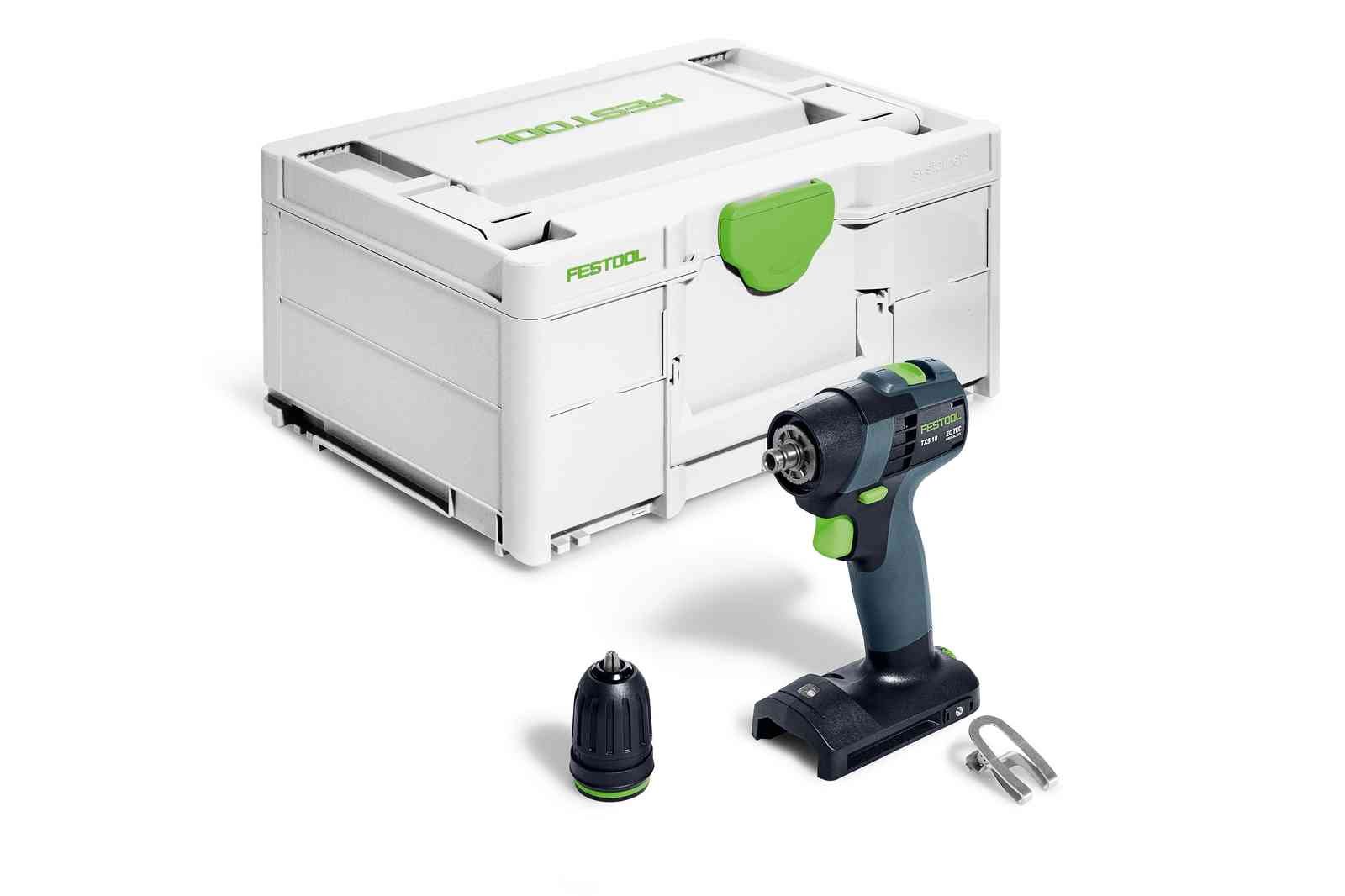 Festool TXS 18-Basic Accu-schroefboormachine | zonder accu&apos;s en lader in Systainer - 576894