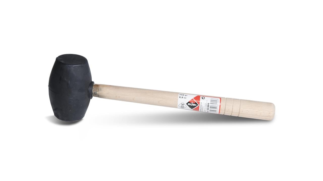 Rubi Rubber Hamer | Zwart | 250 gr - 65904