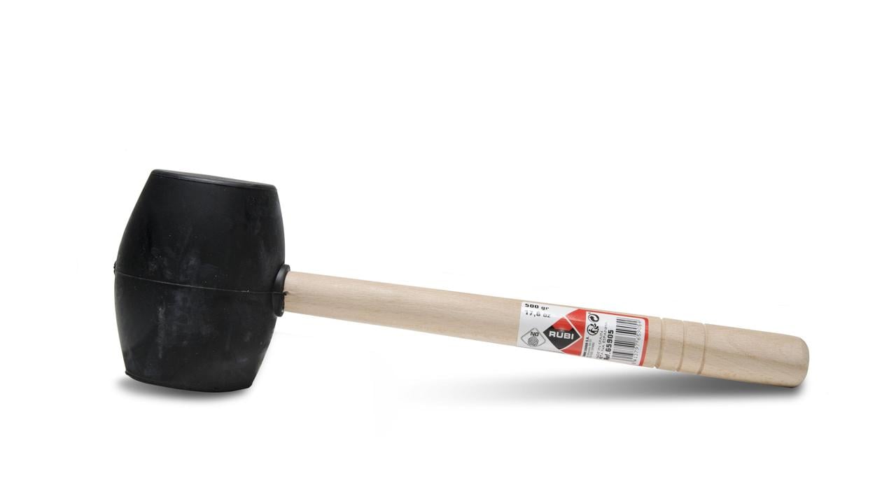 Rubi Rubber Hamer | Zwart | 500 gr - 65905