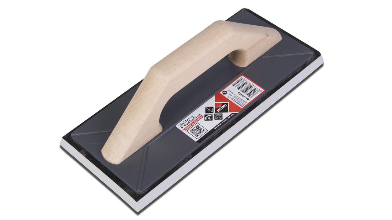 Rubi Thermoflex Rubberspaan | Houten Handgreep Superpro 65976