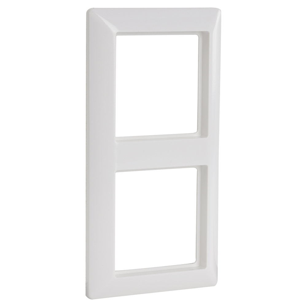 Jung AS500 Afdekraam | Inbouw | 2-voudig | Polarwit - 66.003.22 afbeelding