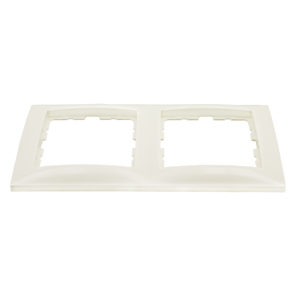 Berker B S1 Afdekraam | Inbouw | 2-voudig | Polarwit - 66.033.22 afbeelding