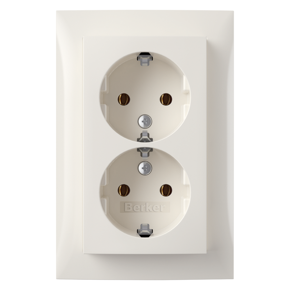 Berker B S1 Inb Contactdoos | 2V | RA | PW - 66.033.51 afbeelding