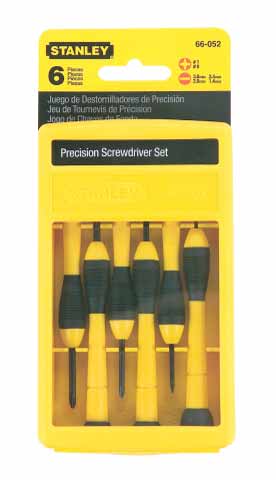 Stanley handgereedschap 6-Delige Cushiongrip Schroevendraaierset Instrument Parallel/Phillips - 0-66-052