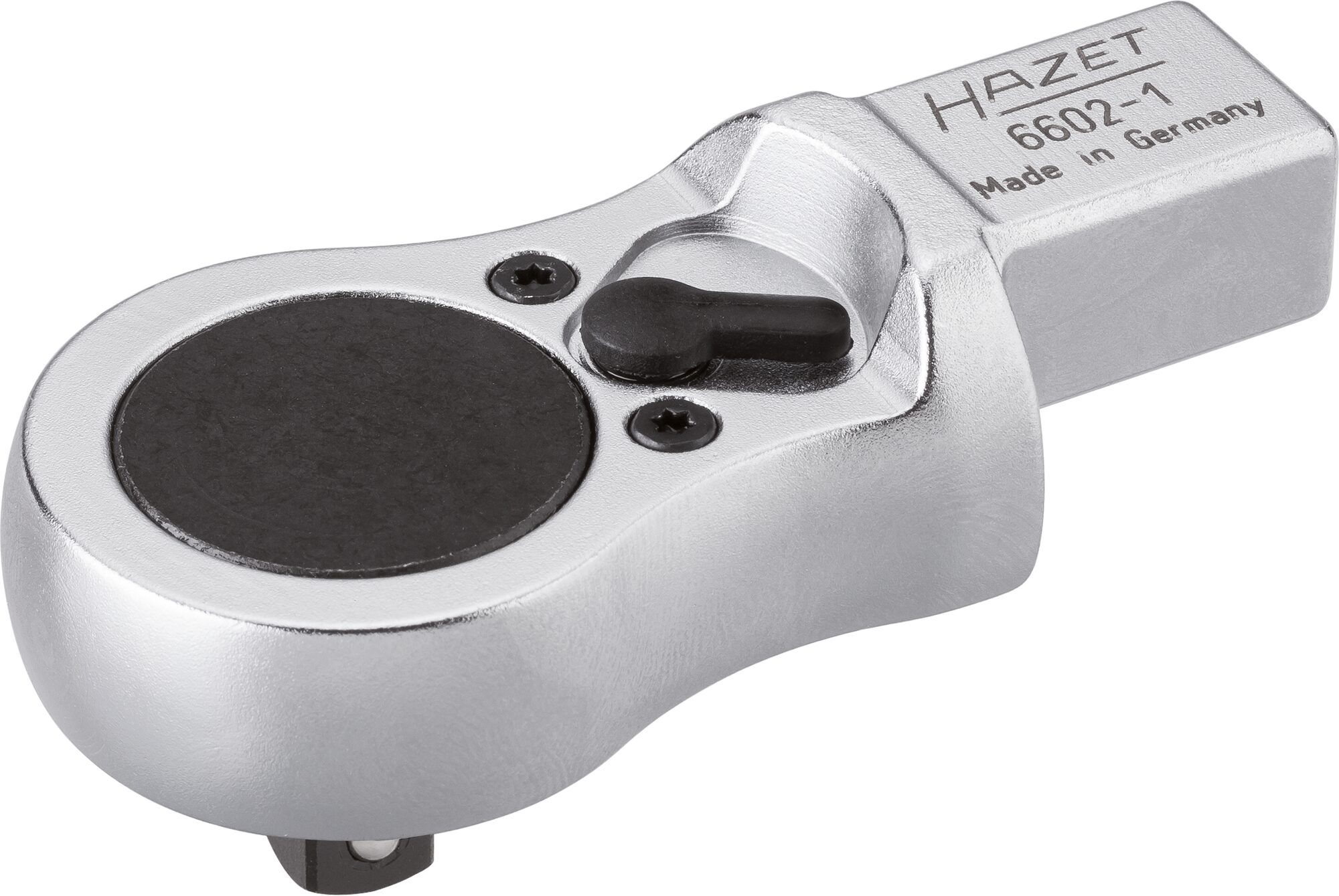 HAZET Insteek-omschakelratel 6602-1 · 14 x 18 mm insteekvierkant massief · 3/8 inch (10 mm) vierkant massief · Lengte: 81 mm