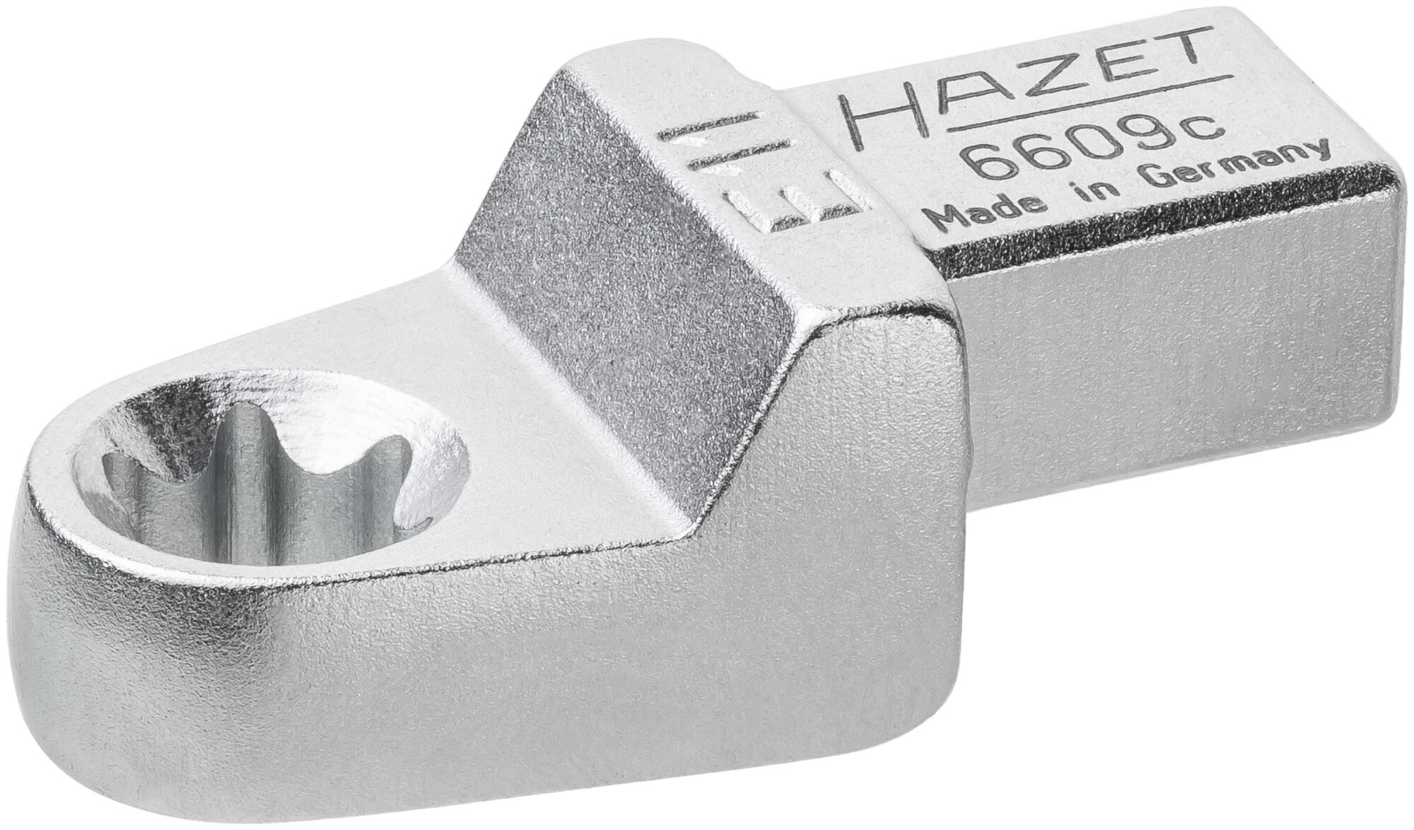 HAZET Insteekringsleutel 6609C-E11 · 9 x 12 mm insteekvierkant massief · Buiten-TORX®-profiel · SW E11