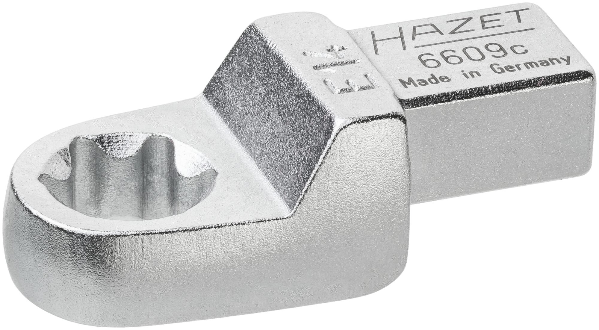 HAZET Insteekringsleutel 6609C-E14 · 9 x 12 mm insteekvierkant massief · Buiten-TORX®-profiel · SW E14