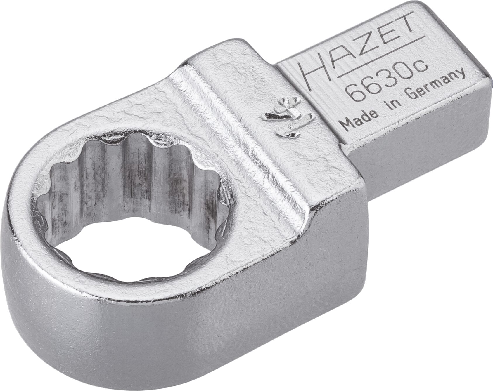 HAZET Insteekringsleutel 6630C-14 · 9 x 12 mm insteekvierkant massief · Buitentwaalfkant tractieprofiel · SW 14 mm