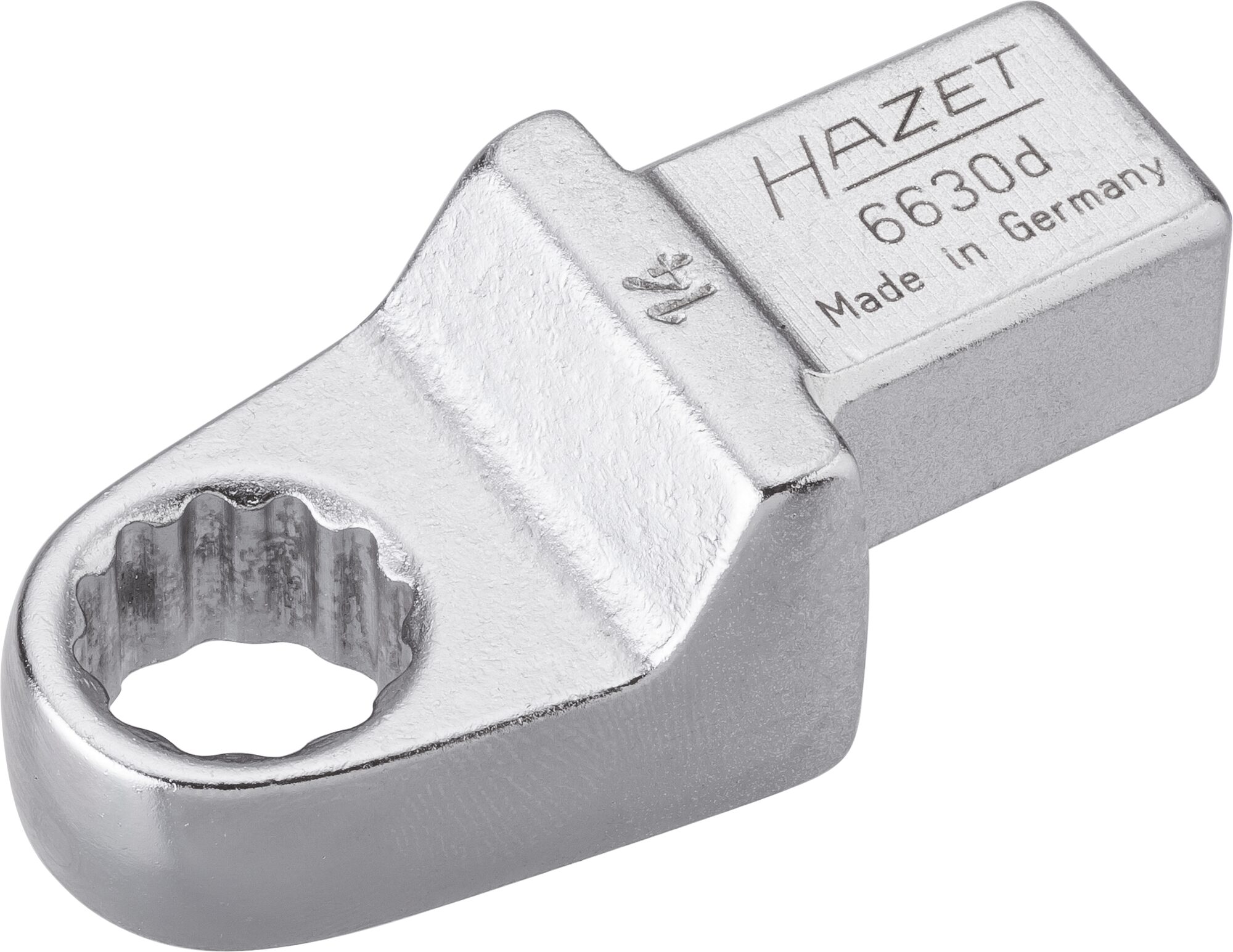 HAZET Insteekringsleutel 6630D-14 · 14 x 18 mm insteekvierkant massief · Buitentwaalfkant tractieprofiel · SW 14 mm