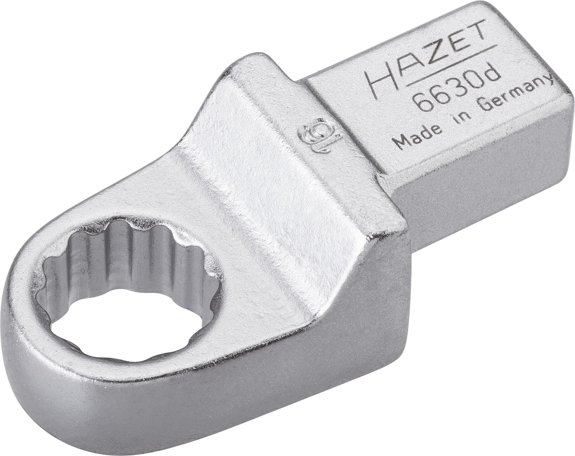 HAZET Insteekringsleutel 6630D-16 · 14 x 18 mm insteekvierkant massief · Buitentwaalfkant tractieprofiel · SW 16 mm