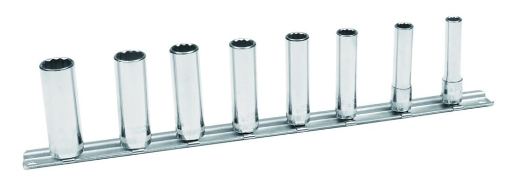 Bahco 1/4" dorp diep set op rail | 6708DMB