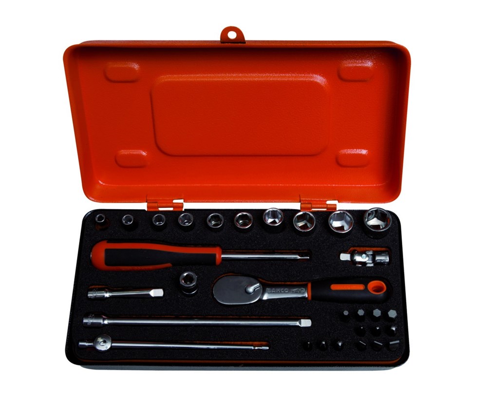 Bahco dopsleutelset 1/4" met bits | 6729MHP