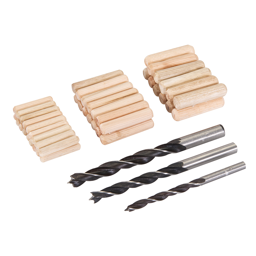 Silverline 47-delige deuvel en deuvelboor set | 6, 8 en 10 mm - 675264