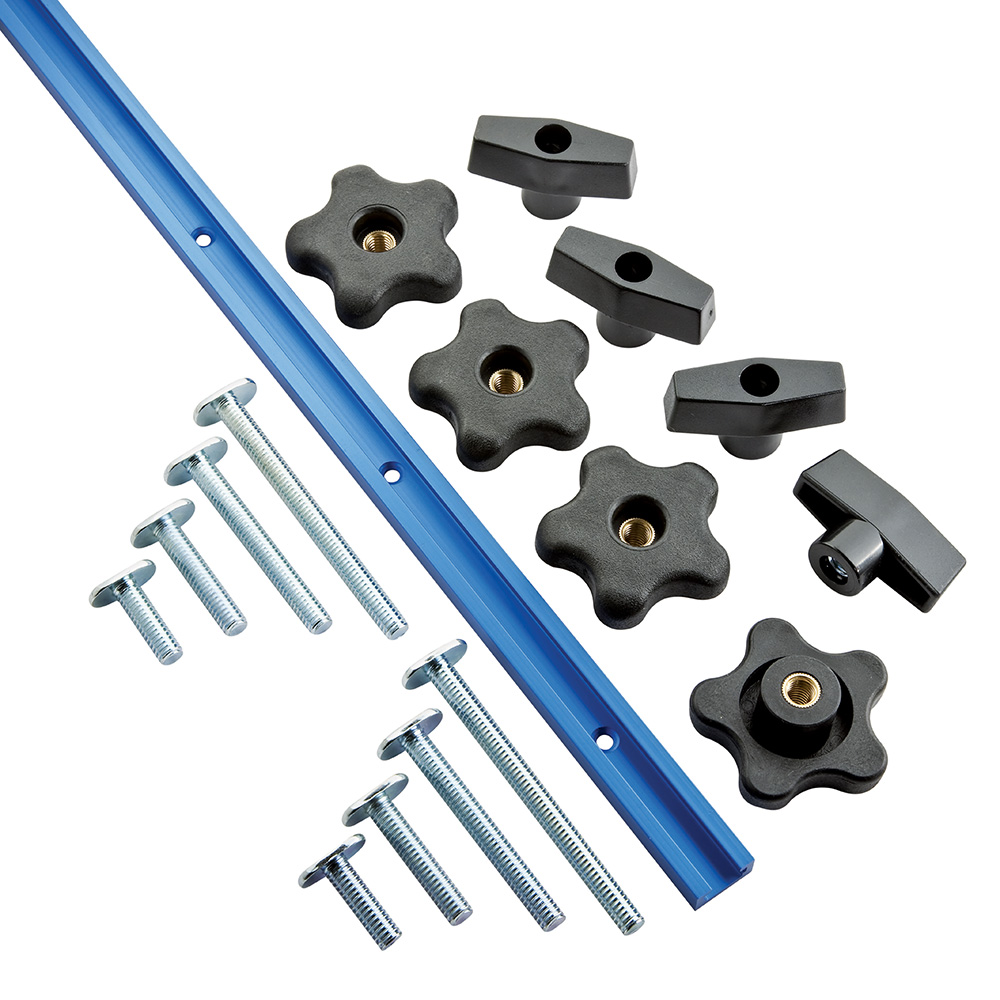 Rockler Universele T-sleufset, 17-delig