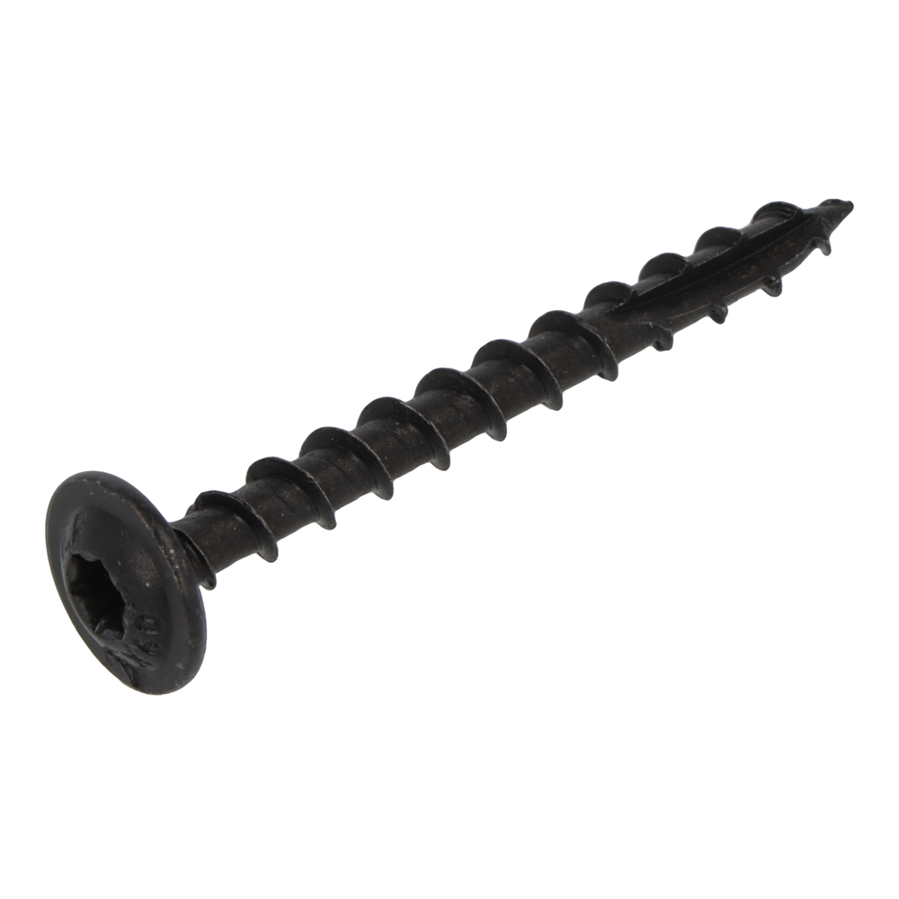 Blackline Houtbouwschroef HCP Zwart Tellerkop Torx TX30 6.0X40 | 10 stuks - 6901.40.16040 afbeelding