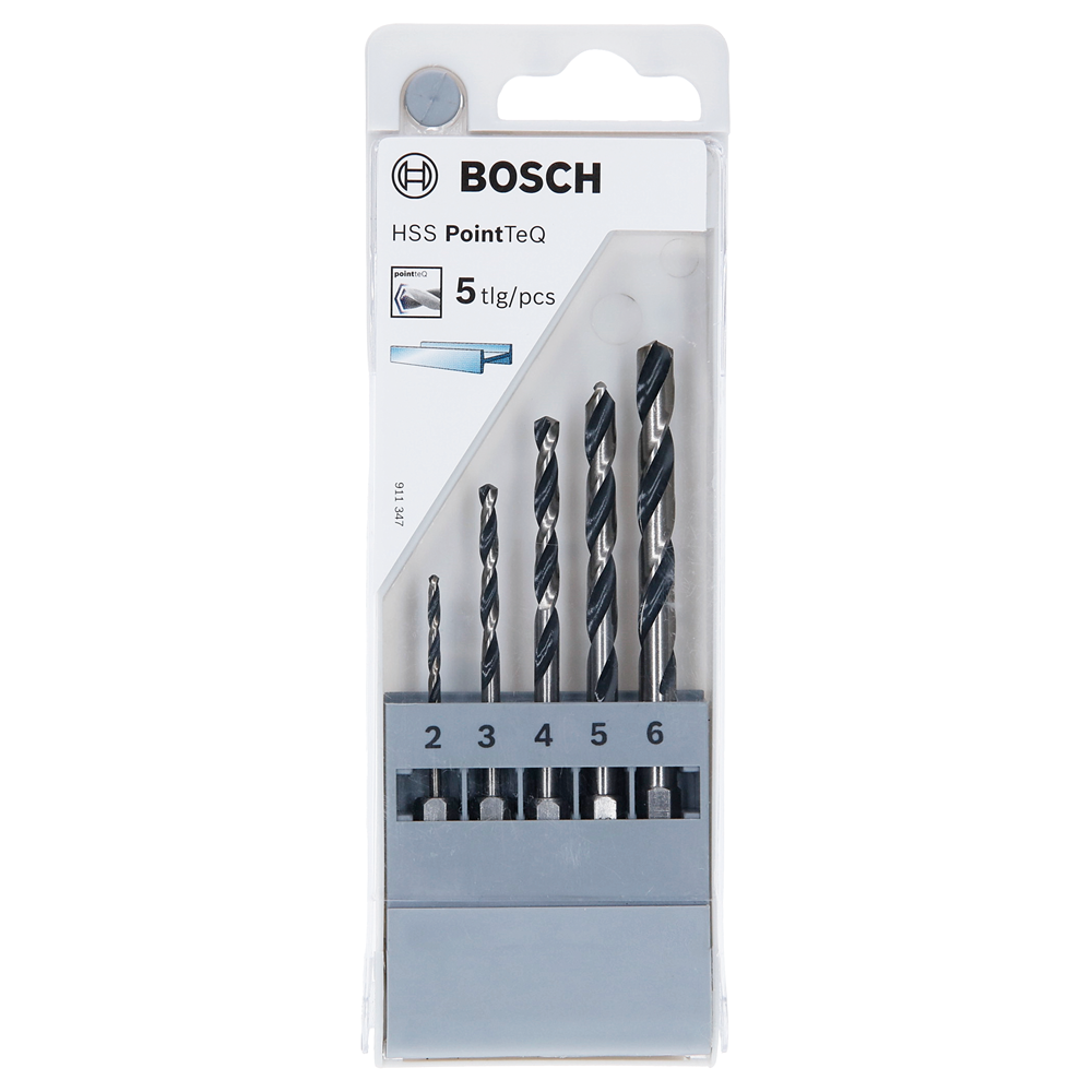 Bosch Accessoires Metaalborenset HSS Pointteq Hex | 5-delig - 2607002824