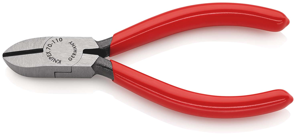 Knipex Zijsnijtang | 110 mm Lengte | Kunststof Bekleed | Zwart Geatramenteerd - 70 01 110 EAN