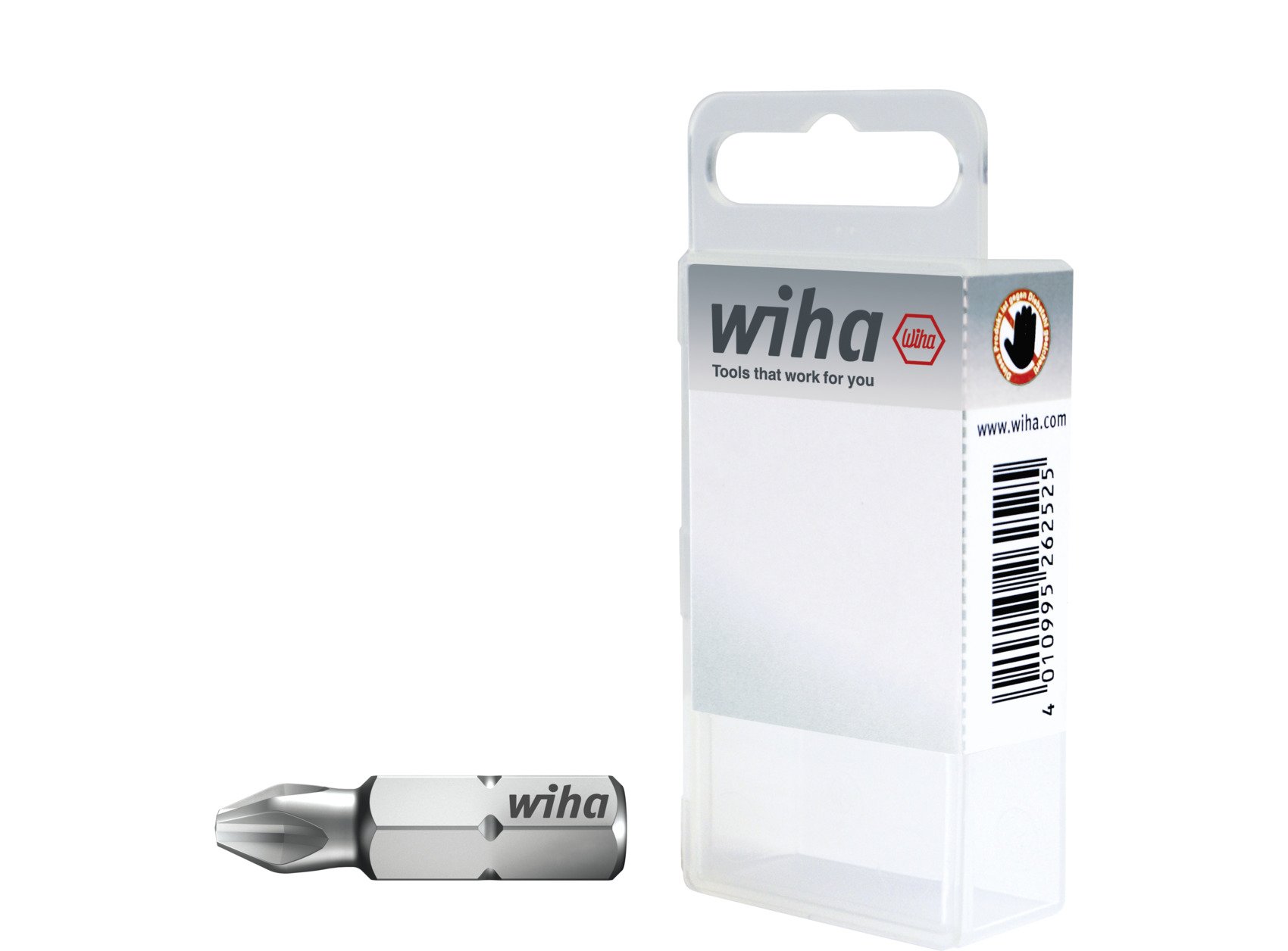 Wiha 701192103 Bitset Standard 25 mm Phillips (PH1) 10-delig 1/4" C6,3 in box - 32055