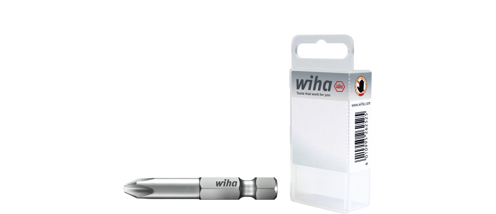 Wiha 704190202 Bit Professional 50 mm Phillips 1/4" E6,3 in box - 36193