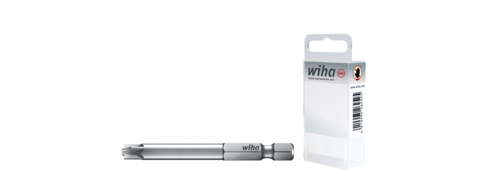 Wiha 7049XZ942 Bit Professional 70 mm PlusMin/Pozidriv 1/4" E6,3 in box 2-delig - 36082
