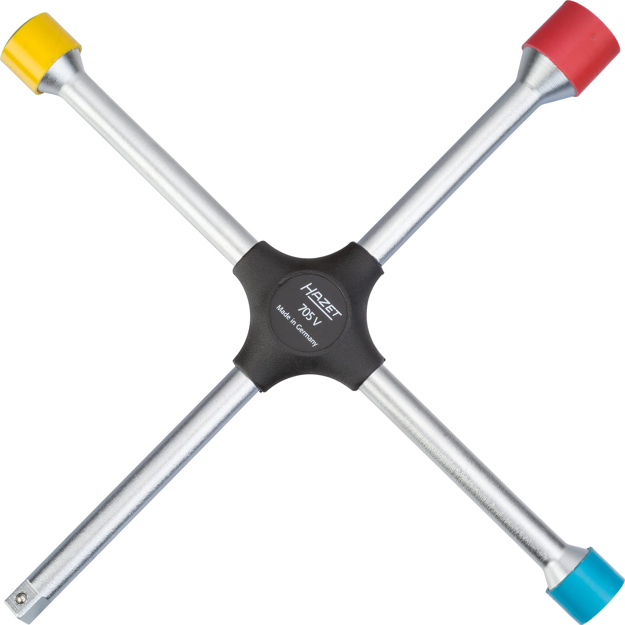 HAZET Kruissleutel 705V · Buiten-zeskant-profiel · SW 17 x 19 x 21 x Buitenvierkant 12,5 = 1/2 inch mm