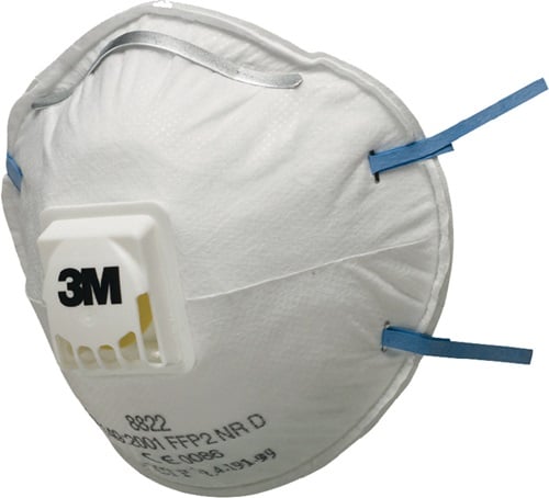 3M Stofmasker | FFP2 / V NR D | met uitademventiel | 10 stuks - 7100101091 - 7100101091