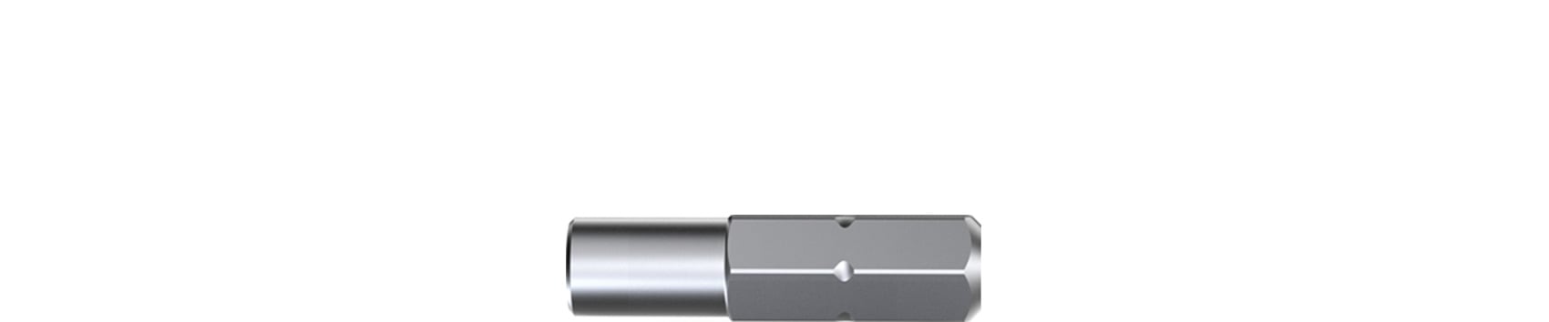 Wiha Adaptervoor MicroBits 25mm Buitenzeskant (C4) - Binnenzeskant (¼″) - 39964