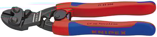 Knipex Boutensnijtang Cobolt 20° gebogen kop - 7122200
