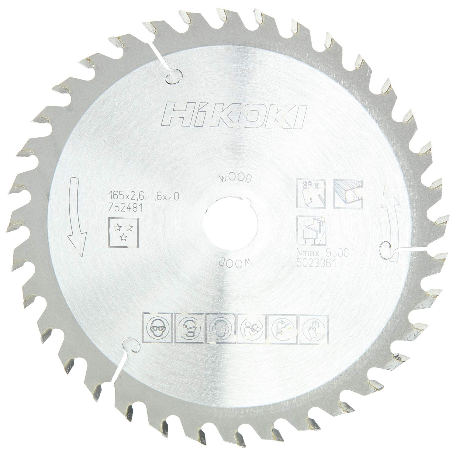 Hikoki Accessoires Hm Cirkelzaagblad 165X20 Z36 - 752481