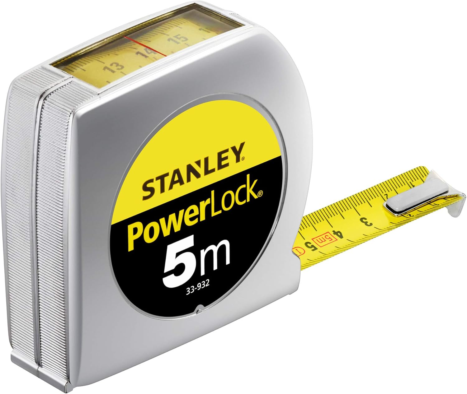 Stanley handgereedschap Rolbandmaat Powerlock boveninkijkvenster | 5m - 19mm - 0-33-932