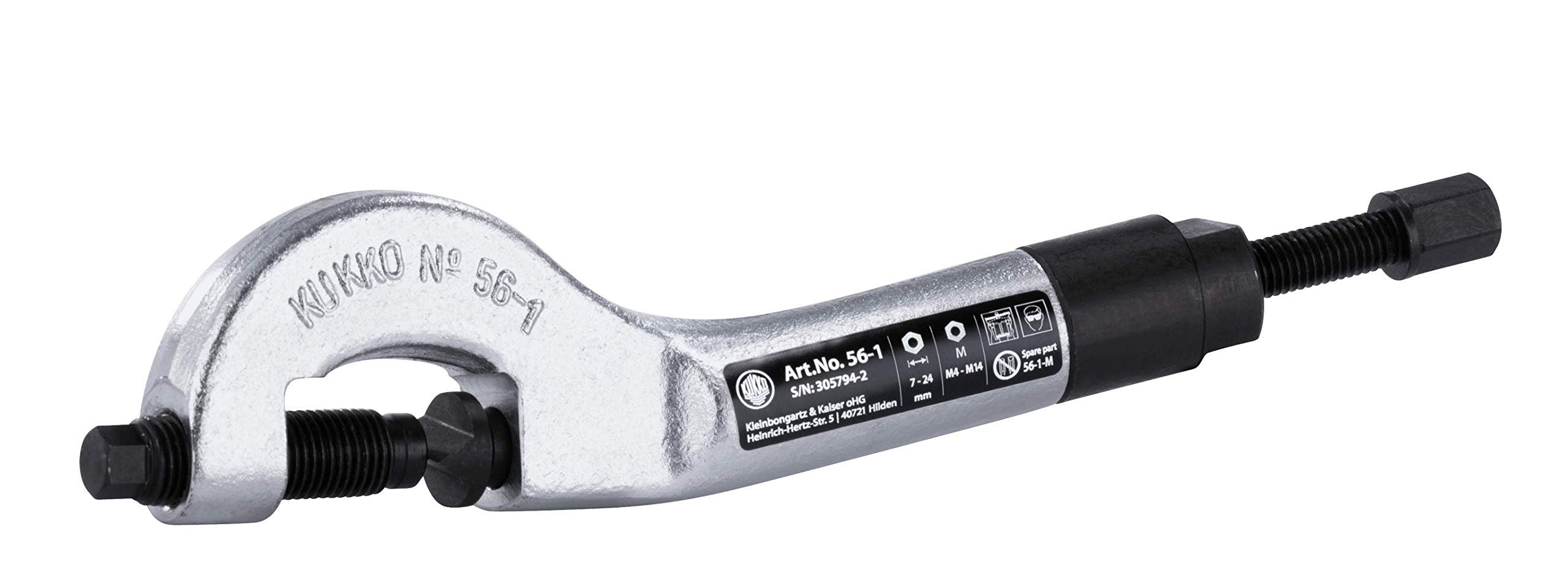 Kukko Moersplijter | M4-M14 | hydraulisch | tot kwaliteit 10 en RVS | 1 stuk - 56-1 56-1