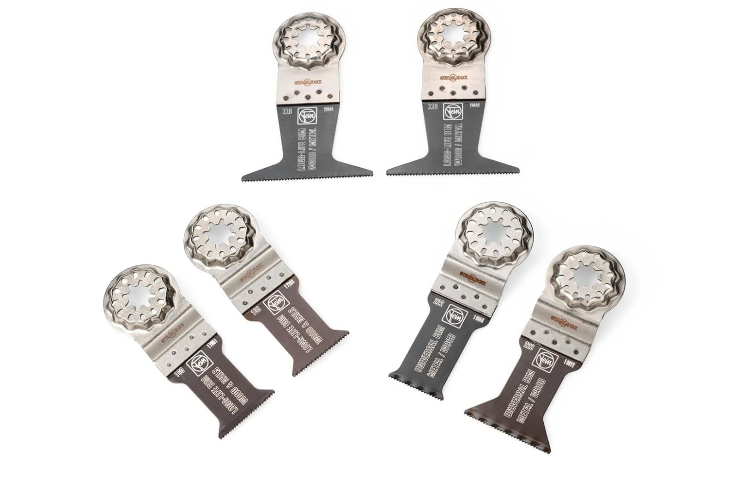 Fein Best of E-Cut | Starlock | Wood & Metal | Zaagbladenset | 6-delig - 35222967010
