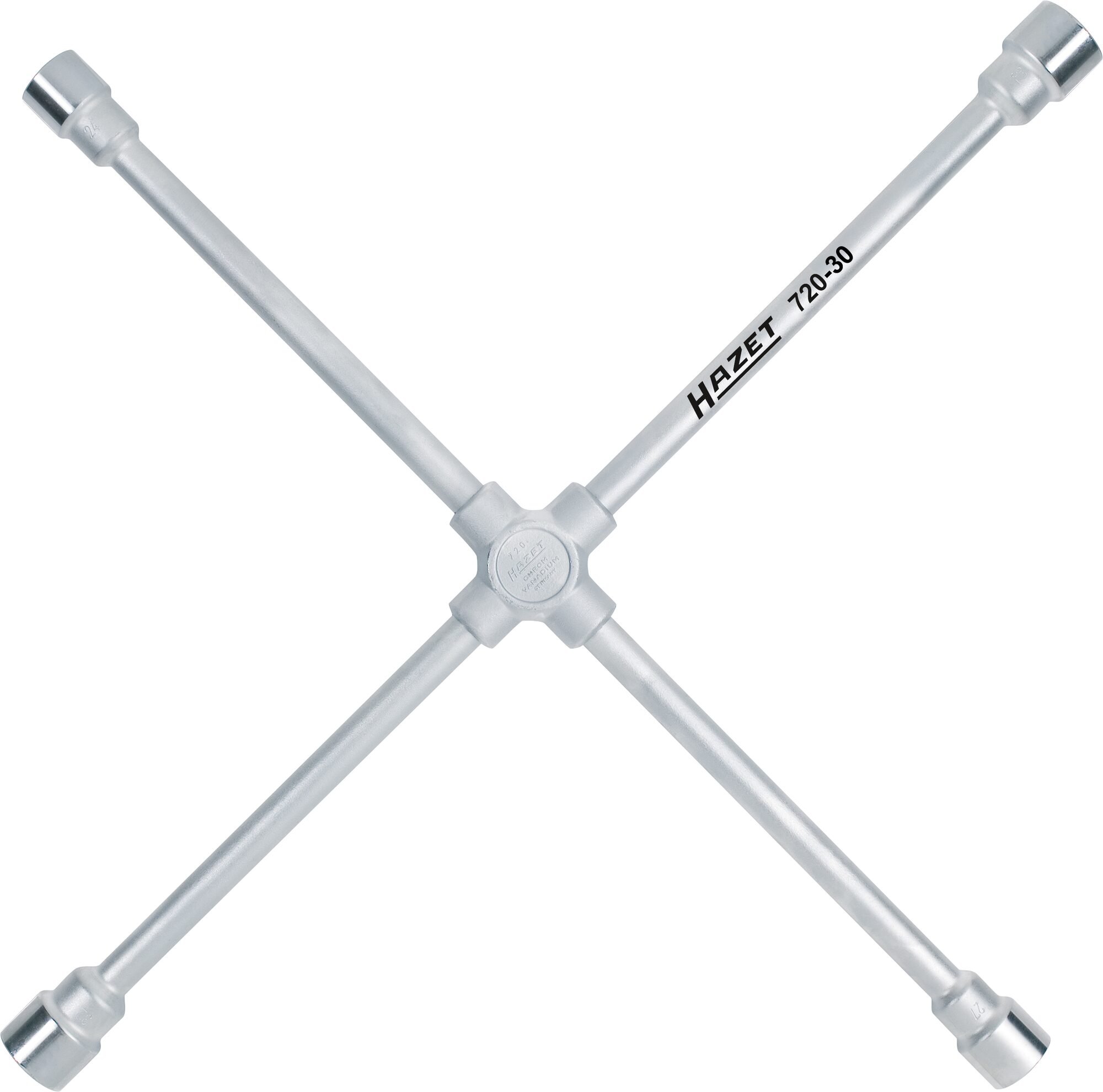 HAZET Kruissleutel 720-30 · Buiten-zeskant-profiel · SW 24 x 27 x 30 x 32 mm · 15/16 x 1,1/16 x - x 1,1/4?