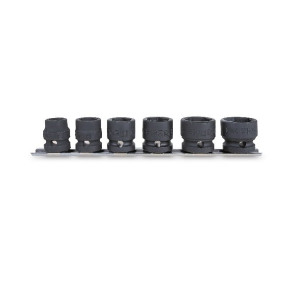 Beta 720S/SB6 6 delig set van slagdoppen | korte uitvoering | 1/2" aandrijfvierkant | met ophangrek ?: 13 - 007200906 007200906