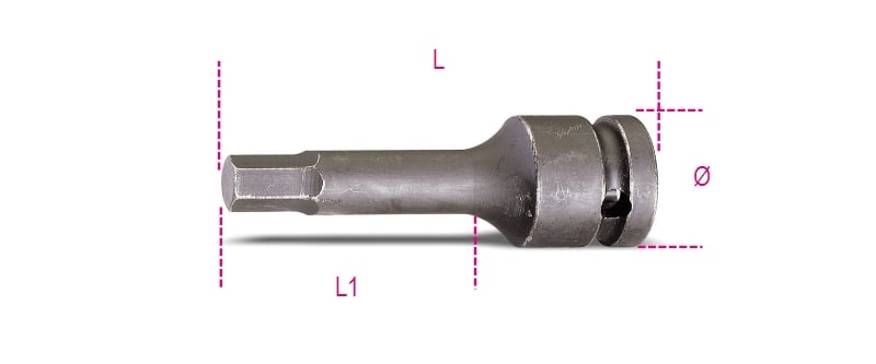 Beta Slagdoppen voor inbusschroeven 720ME 6 - 007200506