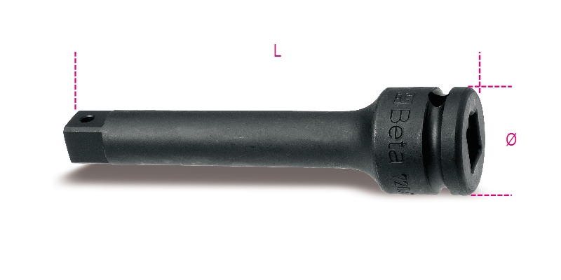 Beta 1/2” verlengstukken 720/21 - 007200822