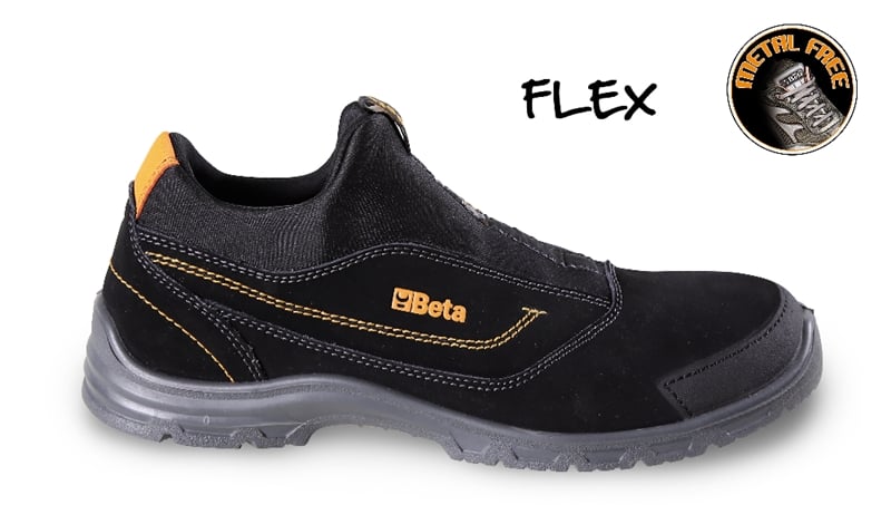 Beta BetaWORK Actieve nubuck moccasin, waterafstotend, met schuurbestendig inzetstuk op het neusgedeelte. 7215FN 45 - 072150145