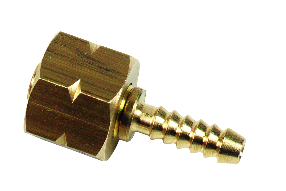 Sievert Draaib. slangnippel 3/8L tbv slang O5mm - 722001 722001