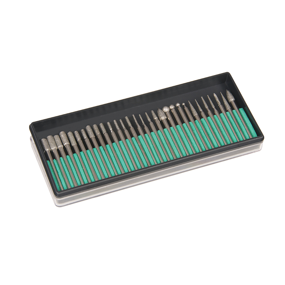 Silverline 30-delige slijpstenen set 3,17 mm spandoorn