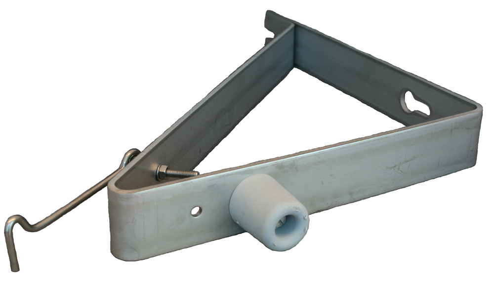 GB deuropvangbeugel haaks compleet 275x250x330 40x4 A2 etiket | 1 stuk - GB72464