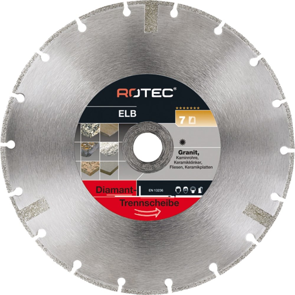 Rotec Diamantschijf ELB 125/22,23 gegalvaniseerd - 7281253
