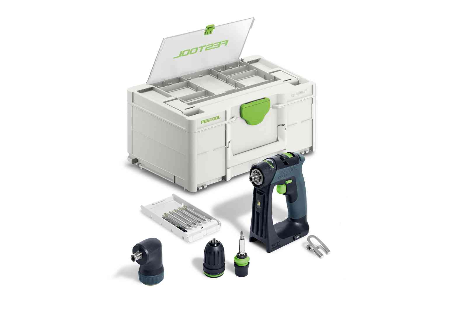 Festool CXS 18-Basic-Set - Accu-schroefboormachine | zonder accu&apos;s en lader in Systainer - 577333
