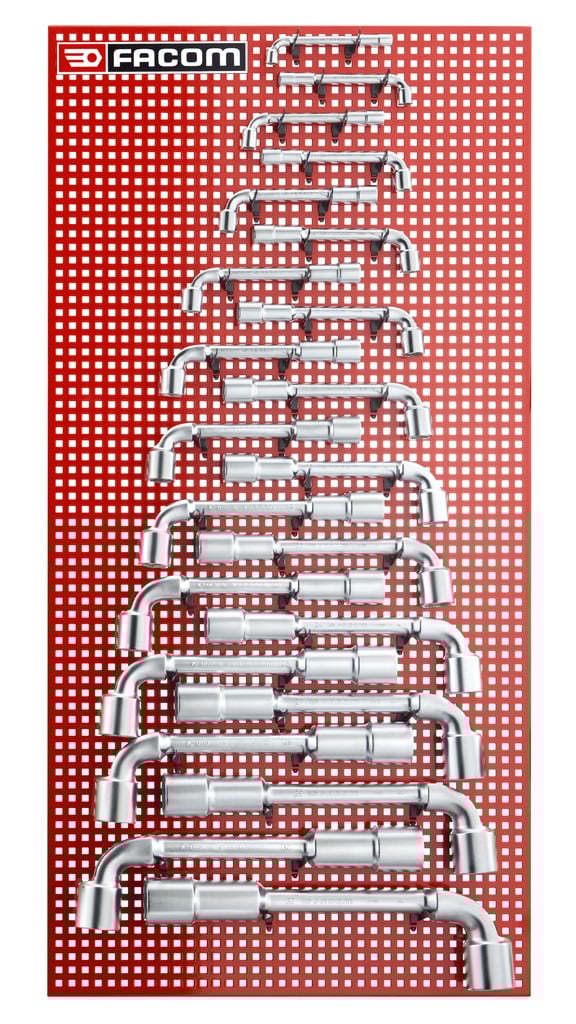 Facom 76 sets pijpsleutels, metrische maten 22p - 76.P22M