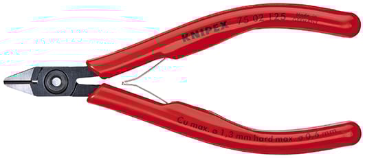 Knipex Zijsnijtang met facet 125 mm - 7502125
