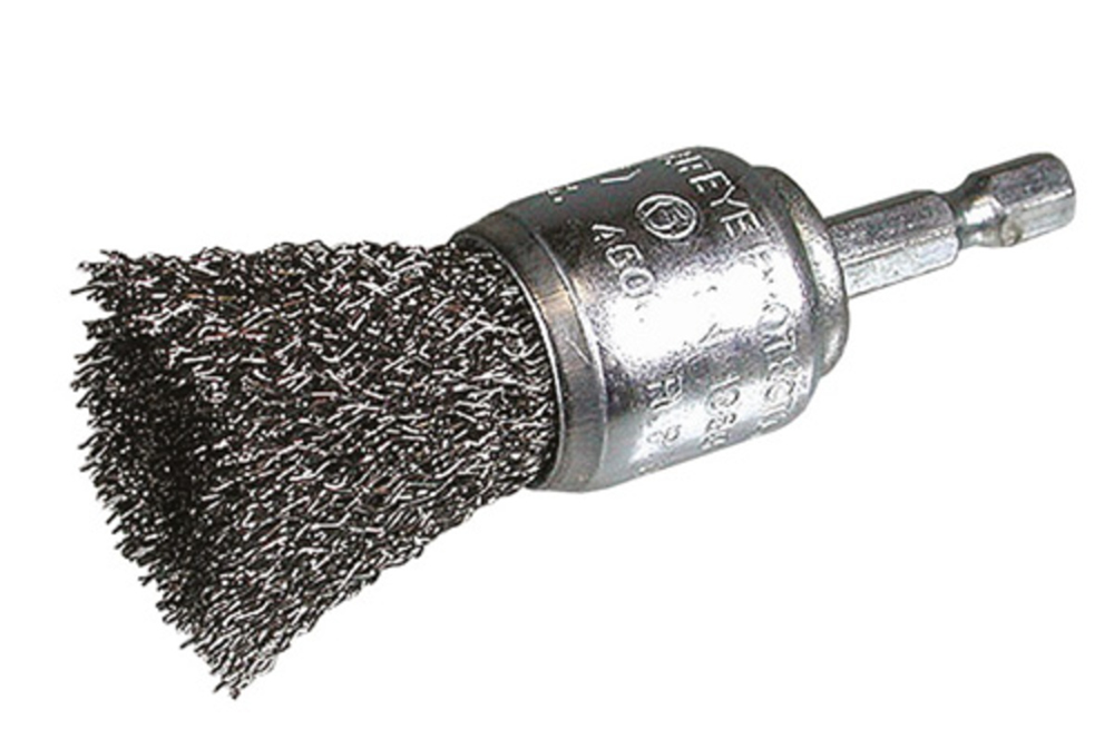Hikoki accessoires Penseelborstel 25X0.3 Met 1/4"Zeskant Stift Met Gegolfd Staaldraad - 751324
