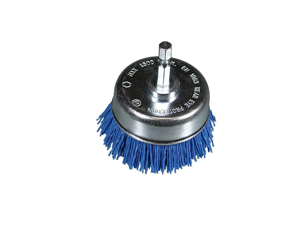 Hikoki Accessoires Komborstel 75 Met 1/4"Zeskant Stift Met Slijpnylon Fijn - 751331